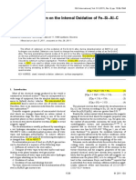 Influence of Selenium On The Internal Oxidation of Fe-Si-Al-C Alloy