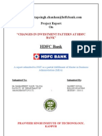 HDFC Bank: Project Report On