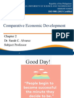 Comparative Economic Development: Dr. Sarah C. Alvarez Subject Professor