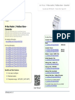 User Manual: M-Bus Master / Modbus Slave - Converter