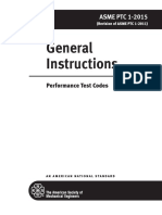 General Instructions: ASME PTC 1-2015