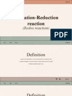 Oxidation-Reduction Reaction