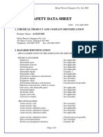 Acetone Ex Mitsui 2010 MSDS