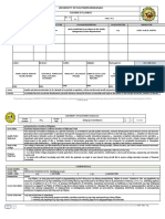 University of Southern Mindanao Course Syllabus: Document No. Rev. No