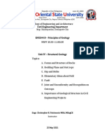 Unit IV Structural Geology