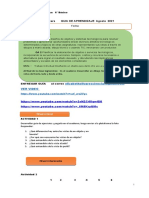 2° Guía Proyecto Tecnología 6° Básico Agosto 2021