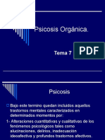 Psicosis Orgánica