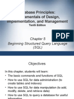 Database Principles: Fundamentals of Design, Implementation, and Management Tenth Edition-Chapter-5