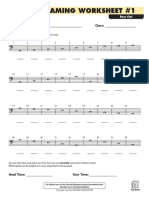 Note-Naming Worksheet #1: ? W W W W W W W W W