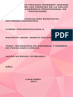 Anormalidad y Normalidad de Psicologia Clinica.