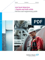 Point Level Detection in Liquids and Bulk Solids: Selection and Engineering Guide