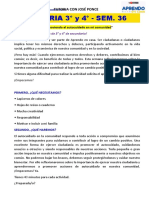 Guion de Tutoria 3° 4° - Semana 36 .