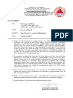 Spot Report Landmine Explosion