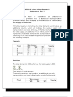 MB0048 - Answer-Set2 - Operations Research