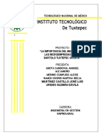 La Importancia Del Marketing en Las Microempresas de San Bartolo Tuxtepec Oaxaca Grupo B