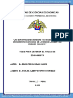 Tesis - Exportaciones Mineras