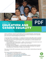 Education and Gender Equality: Concept Paper