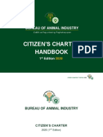 Citizen's Charter (2020 1st Edition) - BAI