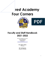 Pinecrest Academy Four Corners: Faculty and Staff Handbook 2021-2022