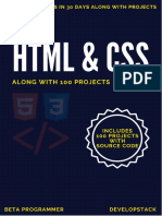 Sample Master HTML and CSS Along With 100 Projects