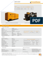 Pt. Ficha Tecnica Grupo Electrogeno MD-400