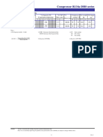 Panasonic Compressor R134a DHS Series: Performance DATA