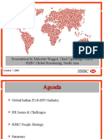 Presentation by Malcolm Wagget, Chief Operating Officer HSBC Global Resourcing, South Asia