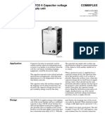 RXTCD 4 Capacitor Voltage Supply Unit Combiflex: Application