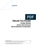 Online Tax Filing Single User Olbb e