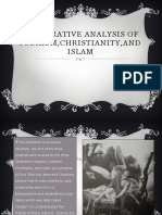 Comparative Analysis of Judaism, Christianity, and Islam