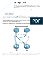 DMVPN Dual Hub Single Cloud