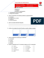 Balotario de Ciencia y Tecnología Iii A