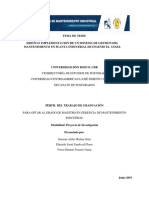 Tema de Tesis: Diseño E Implementacion de Un Sistema de Gestion Del Mantenimiento en Planta Industrial de Ingenio El Ángel