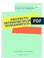 Proyecto Humanístico Interdisciplinario Tercer Grado