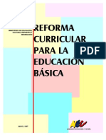 Libro Base de La Reforma Curricular de Educación Básica