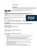 Curriculum Vitae - Sarthak Shukla