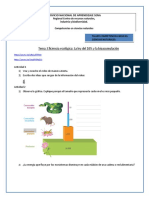 Taller Tema Eficiencia Ecológica La Ley Del 10 y La Bioacumulación