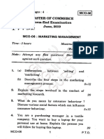 MC0 061 Master of Commerce Term-End Examination June, 2019: Time: 3 Hours Maximum Marks: 100 (Weightage: 70%)