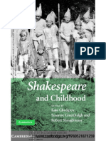 Kate Chedgzoy Susanne Greenhalgh and Robert Shaughnessy - Shakespeare and Childhood