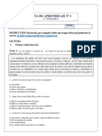 Guía N°2 Taller Comprensión Lectora 8° Básico Ay B