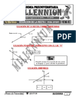 Ficha 03 Ecuacion de La Recta I