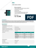 IMC-21GA Series: Industrial Gigabit Ethernet-To-Fiber Media Converters