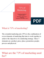 7 P's of Marketing