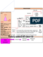 Historia Natural de La Enfermedad Del Cancer de Cuello Uterino