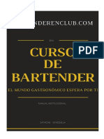 Curso de Bartender Profesional Por BartenderenClub