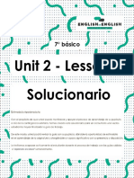 7 Básico Unit 2 Lesson 4 Solucionario