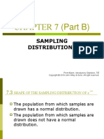 (Part B) : Sampling Distributions