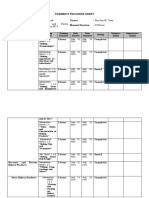 03 Trainee's Progress Sheet