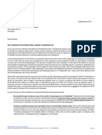 Letter To Bapak Budi Karya Sumadi MOT Indonesia - 30 Sep 2021