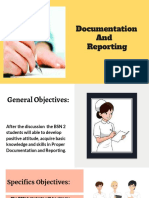 Documentation and Reporting Slide